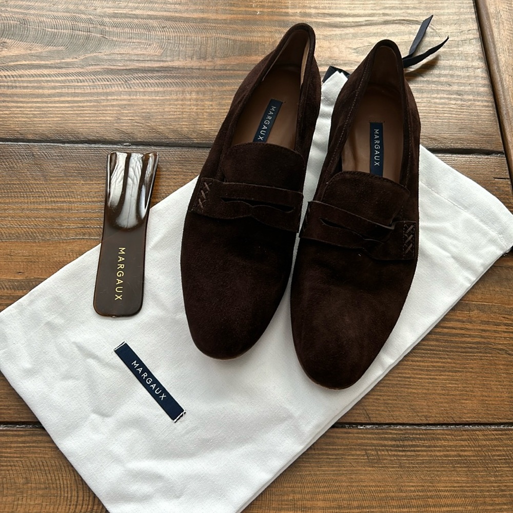 Margaux Penny Loafer Chocolate Brown Sz 39 (8.5-9)